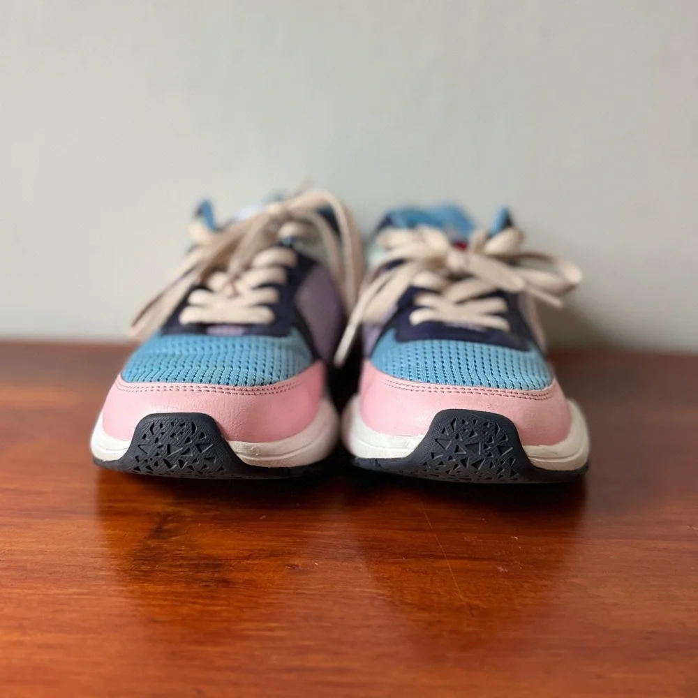 Champion Women's 93 Eighteen SP Block sneakers in the Violet Multi colorway 10